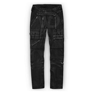 Servicios OEM Pantalones de cuero de último estilo Pantalones de cuero de diseño personalizado de alta calidad a bajo precio - Product Image 1
