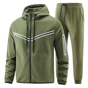 Haute qualité hommes deux pièces ensemble survêtement Jogging costume pour hommes respirant personnalisé en gros nouvel arrivage hommes survêtement - Product Image 1