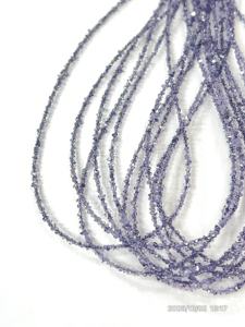 Cuentas de Cuarzo Herkimar con Recubrimiento de Diamante, Color Tanzanita Natural, Calidad AAA, Tamaño 2-3 mm - Product Image 4