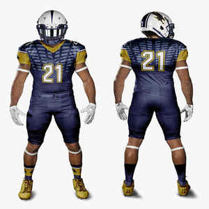 Uniforme de football américain personnalisé en maille respirante grande taille à manches courtes pour l'été, vente en gros OEM, impression par sublimation sur mesure - Product Image 4