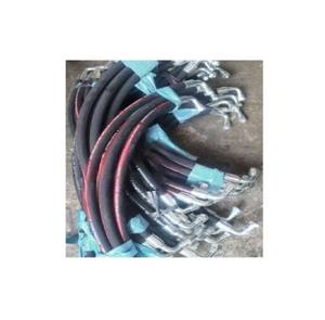 Manguera hidráulica de 3/8 "R2 de 70cm con accesorios de codo NJ + NJ de 90 grados izquierda y derecha | Durable Flexible de alta calidad - Product Image 1