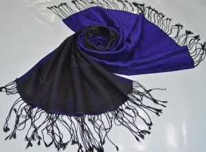 Khăn choàng lụa tinh khiết 100% lấy trộm làm bằng tay hai mặt với viền bóng và bảo vệ UV dài cho mùa xuân - Product Image 2