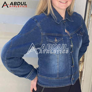 Chaqueta Vaquera para Mujer, Lavado Claro, Informal, para Uso Diario, Moda Urbana y Salidas - Product Image 4