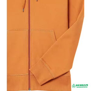 Nouveauté, sweat à capuche unisexe de haute qualité 100% coton, fermeture éclair, vêtements d'hiver personnalisés, polaire/éponge française, séchage rapide, respirant - Product Image 5