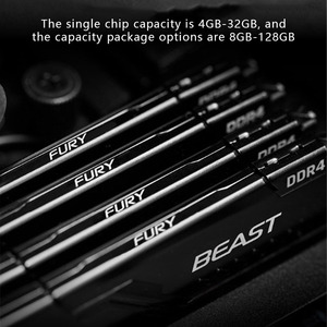 Vua ban đầu ston Hyper x Fury Bộ nhớ RAM 8GB 16GB 32GB 64GB 3200MHz DDR4 RAM DIMM 288-Pin cho chơi game máy tính để bàn PC - Product Image 5