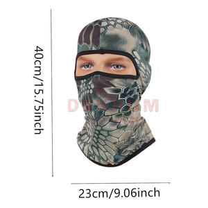 Vente en gros de cagoule en tricot à 1 trou avec logo personnalisé pour adultes, style d'image avec logo pour hommes - Product Image 4