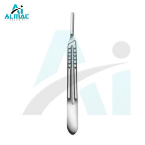 ALMAC 2025 Stainless Steel <b>Dental</b> Titanium Surgical Instrument Handle round Scalpel Manual Power Source for Medical <b>Equipment</b> - Product Image 3
