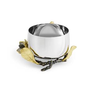 Bol de service en métal de style contemporain indien, contenant alimentaire, fabriqué pour les cafés, les repas, les mariages, les rassemblements à domicile, en gros - Product Image 5