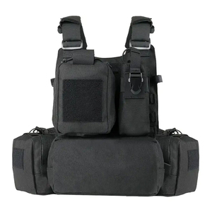 Gilet tactique personnalisé Porte-plaques balistiques Gilet lesté réglable Meilleure vente Gilets de sécurité tactiques de camouflage pour l'extérieur - Product Image 3