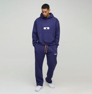 Chándal Personalizado para Hombre, 100% Algodón, Felpa, Casual, Estampado Digital, Grueso y Cómodo - Product Image 1