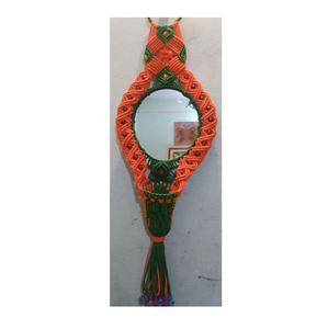 Miroir mural en macramé au design fabuleux Looks élégants Finition naturelle Décoration de Noël Couleur fantastique Le plus populaire - Product Image 6