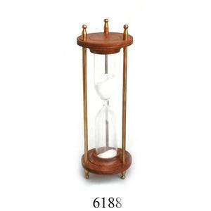 Design antique fabriqué à la main en laiton sablier minuterie nouvelle horloge de table traditionnelle pour bureau à domicile mariage sablier en gros - Product Image 6