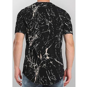 เสื้อยืดคอกลมคอกลมผ้าโพลีเอสเตอร์สำหรับผู้ชายเสื้อยืดพิมพ์โลโก้กราฟิกออกแบบได้ตามต้องการ - Product Image 3