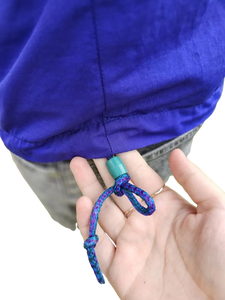 Veste de course réversible en nylon pour homme, sur mesure, décontractée, double couche, anorak avec fermeture éclair coupe-vent, décoration brodée, fourrure de renard - Product Image 4