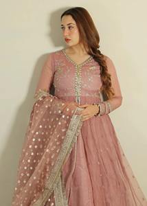 2025 vestido de fiesta Formal sin costuras de diseñador más vendido para mujer de longitud Regular Salwar Kameez trabajo manual indio pakistaní - Product Image 6