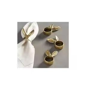 Vaisselle en rond de serviette de qualité supérieure à conception florale pour contenir du tissu disponible pour les restaurants et les hôtels de qualité supérieure - Product Image 5