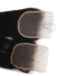 Este Cierre de encaje suizo sin pegamento está hecho de 100% cabello humano real, que ofrece un aspecto natural, fácil de usar y un estilo diario cómodo. - Product Image 5