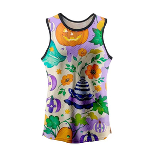 Impression par sublimation personnalisée sans couture Marathon Running Singulet Race Singulet Gilet sans manches Hommes Débardeur Run - Product Image 5