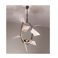 Lustre suspendu en verre cristal LED fait main de luxe, design moderne, personnalisable, pour salle à manger résidentielle, hôtel, décoration