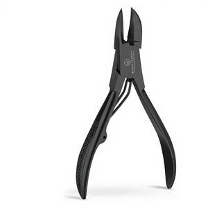 Coupe-ongles de couleur noire pour le traitement des ongles épais ou incarnés Coupe-ongles écologique avec pinces à emballage personnalisées - Product Image 1