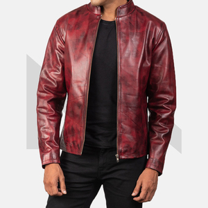 Nouvelle arrivée Veste en cuir de haute qualité, tendance, sur mesure, à prix raisonnables, Vestes en cuir léger pour hommes - Product Image 4