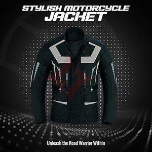 Chaqueta de Motocicleta FLASH GEAR Unisex para Aventura/Turismo, Manga Larga, Cuero/Tela de Poliéster, Transpirable, para Todas las Estaciones, con Protección CE Extraíble - Product Image 6