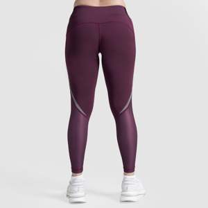 กางเกงออกกำลังกายเอวสูงไร้ตะเข็บ รุ่น Charge Fitness Leggings สีแดงเลือดหมู ไซส์ XXS-XXL ออกแบบตามสั่ง ODM ผลิตจากวัสดุสแปนเด็กซ์/ไนลอน - Product Image 2