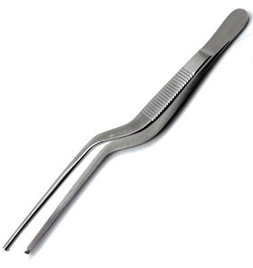 Pince à baïonnette Kocher Adson de qualité supérieure 5.5 "pince à épiler 1/2 Instruments ORL de pansement médical chirurgical - Product Image 4