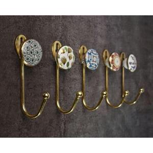 Unique Antique Brass Keyholder Hooks with Handcrafted Design & Perfect for Vintage-style Home Organization Solutions - Product Image 4