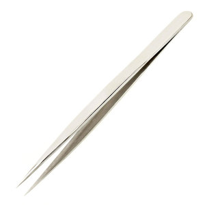 Nouvelle pince à cils Logo personnalisé Extension en acier inoxydable coloré Volume beauté cils et outils pince à cils droits - Product Image 5