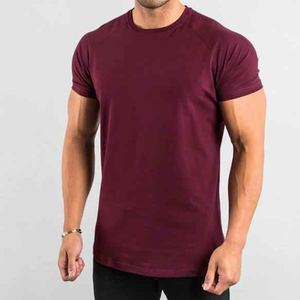 New Arrival Training Wear <b>Mens</b> Slim <b>Muscle</b> <b>Fit</b> Gym Short Slevve Running Sportswear Tee <b>Shirt</b> <b>Men</b> 100% Cotton <b>T</b>-<b>Shirt</b> - Product Image 2