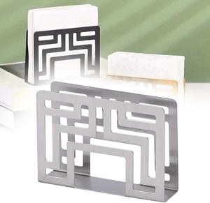 ที่ใส่กระดาษเช็ดปากแบบโมเดิร์น ดีไซน์เรขาคณิต ตัดแต่งอย่างมีสไตล์ ฐานมั่นคง ประหยัดพื้นที่ ใช้จัดระเบียบบนโต๊ะได้อย่างมีสไตล์ เหมาะสำหรับบาร์และร้านกาแฟ - Product Image 3