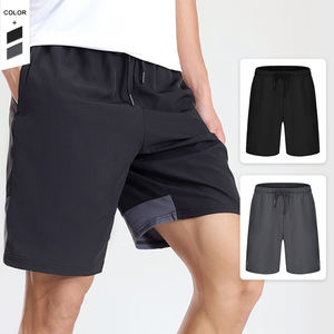 Short de sport XL pour hommes, taille plus, très vendu, avec cordon de serrage élastique et ample, en polyester et soie, style décontracté - Product Image 6