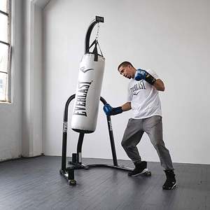 Sac de frappe lourd Everlast Nevatear 60 livres pour entraînement de boxe, en tissu Oxford durable et rempli de sable, idéal pour le fitness - Product Image 6