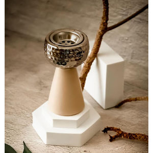 Brûleur d'encens en métal argenté avec des capacités de diffusion d'aromathérapie Parfum de décoration d'intérieur parfait économique à bas prix - Product Image 3