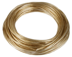 Stendibiancheria Cavetto in Ottone Plastificato Mm. 6 - Mt. 100 - Product Image 1