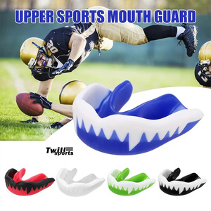 Protector bucal de algodón ajustado para adultos Juniors para boxeo baloncesto fútbol MMA artes marciales Hockey todos los deportes de contacto - Product Image 4