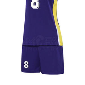 Uniforme de Voleibol Ligero Hecho a Medida, Ropa Deportiva 100% Poliéster de Secado Rápido y Transpirable, Unisex para Adultos - Product Image 5