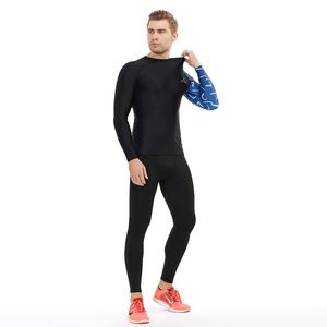 เสื้อยืดถักโพลีเอสเตอร์สำหรับผู้ชายสำหรับออกกำลังกายและวิ่งออกกำลังกายพิมพ์ลายสำหรับฝึกซ้อม - Product Image 3