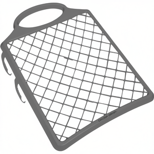 Ergoline L320xB280mm Polypropylene Grey Paint Grid with Handle and Bucket <b>Hook</b> Nlle Product Category <b>Hooks</b> & Rails - Product Image 3