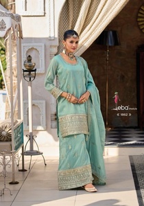 Festival Wear Simar With Embroidery Work Salwar Suit Online Shopping India At Lowest Rate Woman Fashion Manufacturer From Surat - Product Image 4