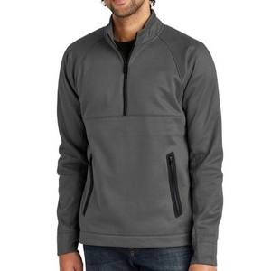 Sweat-shirt col rond en coton épais vierge à faible MOQ, coupe classique, style streetwear, avec fermeture éclair courte, personnalisable, meilleure qualité, brodé, service OEM - Product Image 3