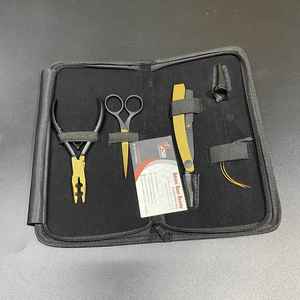 Black Gold Custom Logo <b>Hair</b> Extension Tool Kit Set Stainless Steel Scissor Razors and <b>Hair</b> <b>Sectioning</b> <b>Clip</b> Loop - Product Image 1