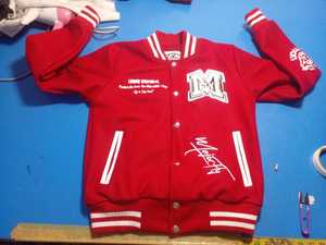 Chaqueta Bomber Varsity Personalizada con Mangas Bordadas en Chenilla, Cortavientos, Talla Grande, Acolchada, 100% Poliéster, Diseño Estampado - Product Image 4