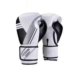 Dernière mode personnalisée en usine gants de boxe professionnels de couleur unie pour hommes vente de gants de boxe en cuir Pakistan Stretch - Product Image 2