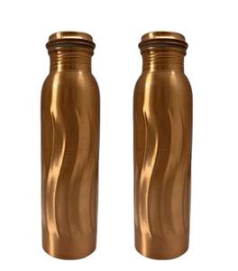 Venta caliente Ant. Botella Wave Copper 650 ML, Súbete a la ola de hidratación con la hormiga. Botella De Cobre Ola, Ant. Frasco de cobre ondulado - Product Image 1