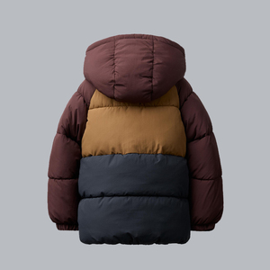 Chaqueta Acolchada Informal para Niños, Precio Directo de Fábrica, Ajuste Cómodo, Temporada de Frío, Bloques de Color, Chaqueta Acolchada Informal Corta para Niños 2026 - Product Image 4