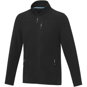 Chaqueta de Forro Polar Reciclado GRS Sostenible Color Ámbar para Senderismo y Bolsa Impermeable, Mercancía Ecológica - Product Image 2