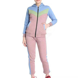 Conjunto de chándal para mujer con lavado ácido, ropa de calle para mujer, sudadera con capucha y pantalones de chándal con bordado desgastado Vintage, conjunto de chándal para mujer - Product Image 1