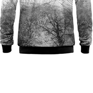 Sweatshirts brodés à motifs imprimés uniques pour hommes Design personnalisé Vêtements d'hiver Teints unis avec technique de sublimation - Product Image 4